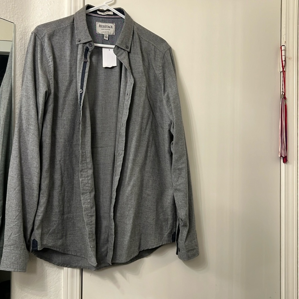 Gray Heritage Report Collection soft touch flannel